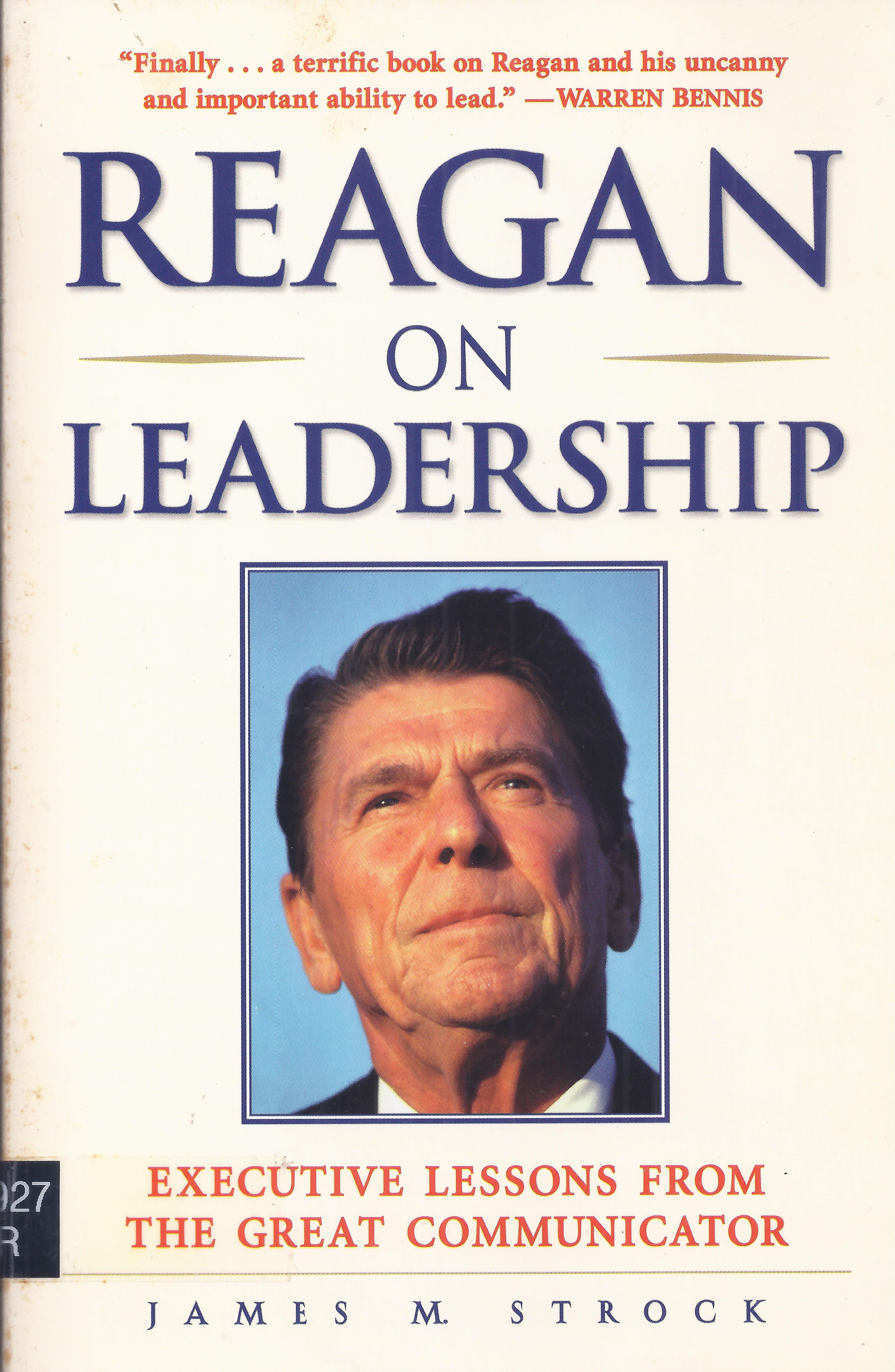 charismatic leadership case study with ronald reagan as exemplar